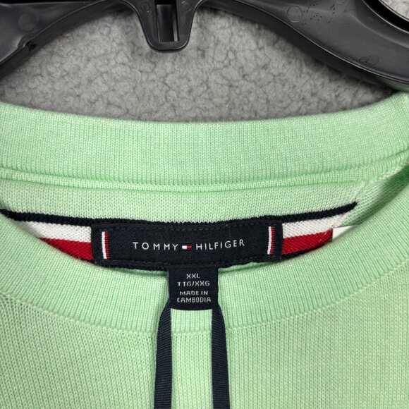 Tommy Hilfiger Women's Pullover Sweater Mint Green XXL New Without Tag's. - Picture 5 of 10
